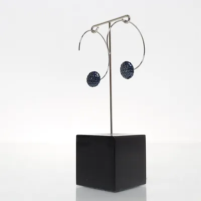 Oorbellen (Zilver, Blauw) van Dyrberg/Kern Onbekend materiaal