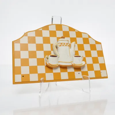 Wanddecoratie (Oranje, Wit) van Denmark
