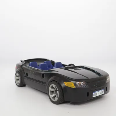 Toy car (Black, White, Blue) from Playmobil