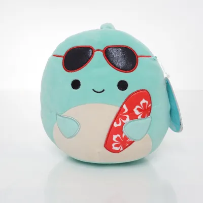 Krammedyr (Turkis, Flerfarvet) fra Squishmallows