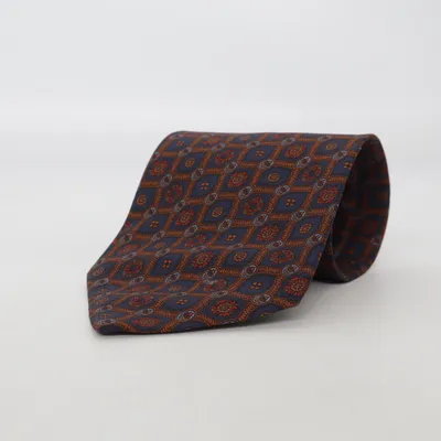 Tie (Blue, Brown, Multicolored) from Håkan Troedsson Polyester