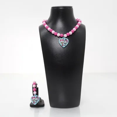 Sieradenset (Roze) Onbekend materiaal