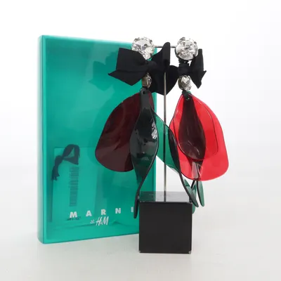 Clipoorbellen (Zwart, Rood, Groen) van Marni at H&M Onbekend materiaal