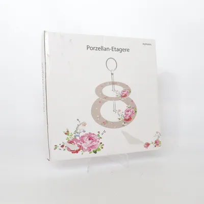 Tiered plate stand (Beige, Multicolored) from My Home