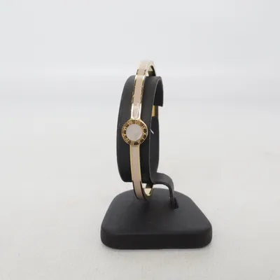 Bracelet (Gold, White) Unknown metal