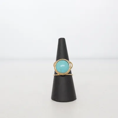 Ring (Gold, Türkis) Unbekanntes Metall