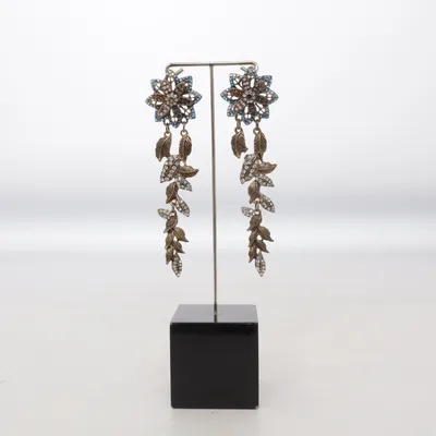 Oorbellen (Goud, Blauw, Meerkleurig) Onbekend materiaal