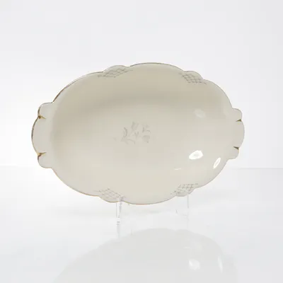 Serveringsskål (Vit, Flerfärgad) från Lidkoping