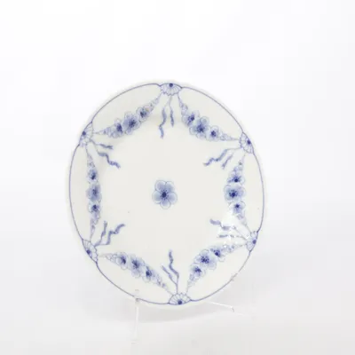Plate (White, Blue) from B&G