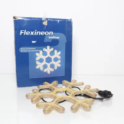 Juldekoration (Snöflinga) från Flexineon