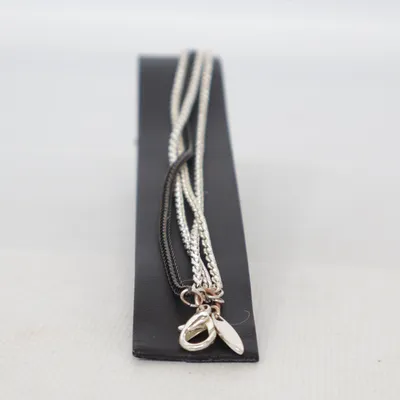 Anklet (Silver, Black) from Miss Dee Unknown metal