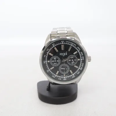 Montre (Argent, Noir) de Regal