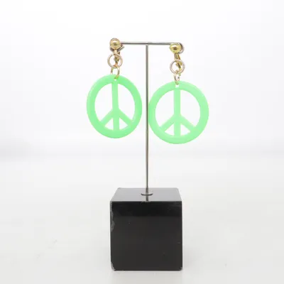 Clip on earrings (Green) Unknown metal