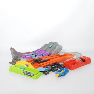 Car track (Orange, Purple, Multicolored) from Hot Wheels