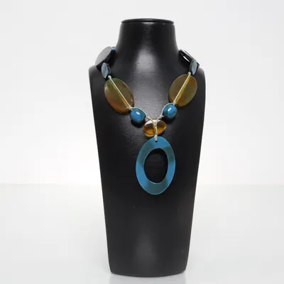 Ketting (Blauw, Meerkleurig) Onbekend materiaal