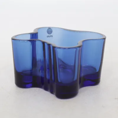 Ljuslykta (Blå, Svart) från Iittala