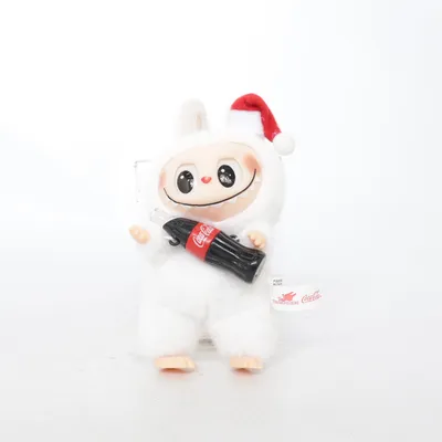 Nyckelring (Vit, Röd, Svart) från Pop Mart