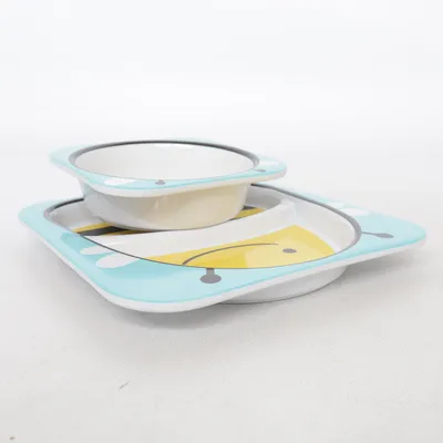 Children's dinner sets (Yellow, Black, Blue) from Skip Hop