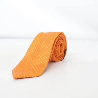 Krawatte (Orange) von Amanda Christensen Seide
