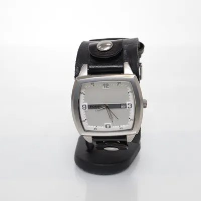 Armbåndsur (Sort, Sølv, Hvid) fra Fossil