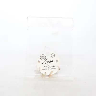 Smyckesset (Guldfärgad, Lila, Blå) från Lovisa Okänd metall