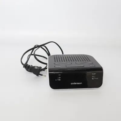 Clock radio (Black) from Andersson