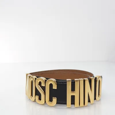Bälte (Svart, Guldfärgad) från Moschino Skinn