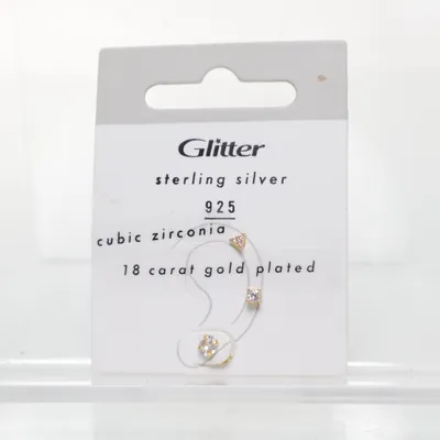 Oorbellen (Goud, Zilver) van Glitter Onbekend materiaal