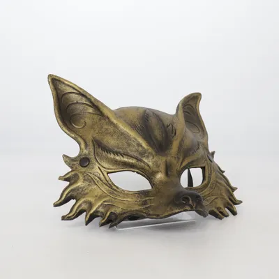 Maskeradmask (Guldfärgad)
