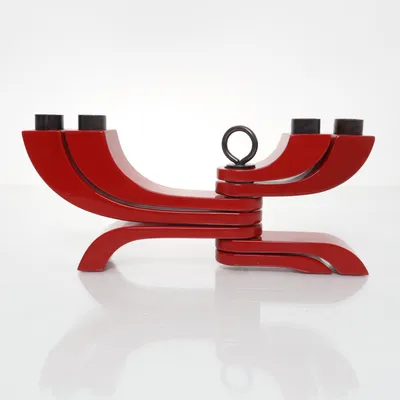 Advent candle holder (Red) from Design Stockholm House