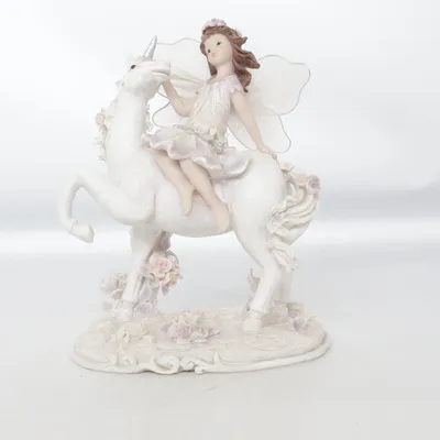 Figurine (White, Multicolored) from Agora Gifthouse