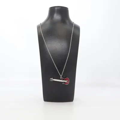 Necklace (Silver, Pink) from Claire's Unknown metal