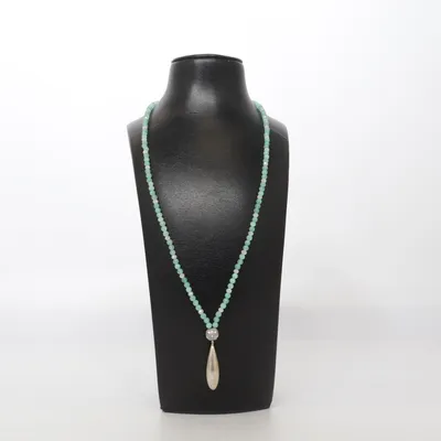 Necklace (Green) Unknown metal