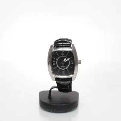 Armbandsur (Svart, Silverfärgad)