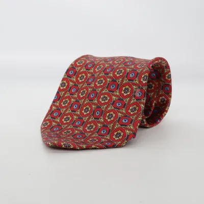 Tie (Red, Blue, Yellow) from Emilio Lanzetti Silk