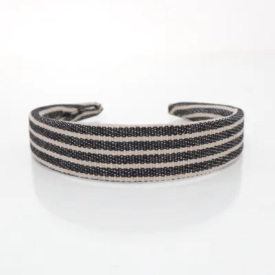 Diadeem (Zwart, Beige) van Diehaarbanduschi