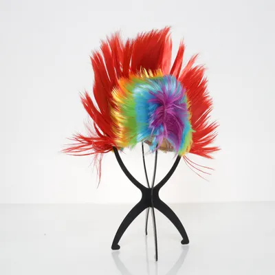 Wig (Red, Multicolored) from Black Design