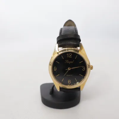 Wristwatch (Black, Gold) from Regal