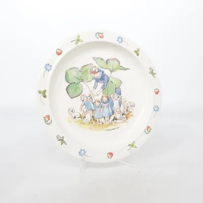Tallrik (Vit, Flerfärgad) från Elsa Beskow
