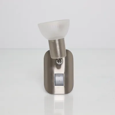 Sänglampa (Silverfärgad)