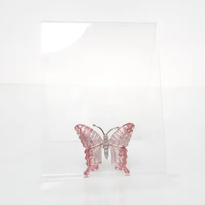 Broche (Pink, Sølv) Ukendt metal