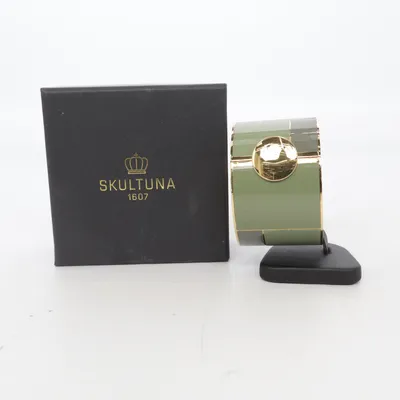 Armband (Grön, Guldfärgad) från Skultuna Okänd metall