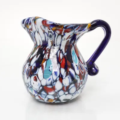 Jug (Purple, White, Multicolored)