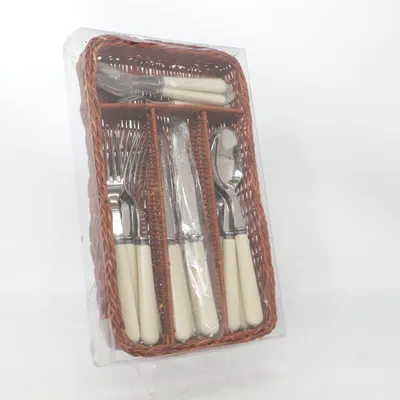 Cutlery (Brown, Beige) from Duka