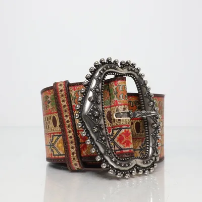 Ceinture (Marron, Multicolore) de Etro Cuir