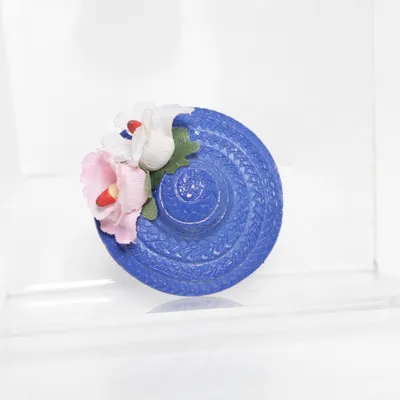 Broche (Blå, Pink, Hvid) Plast