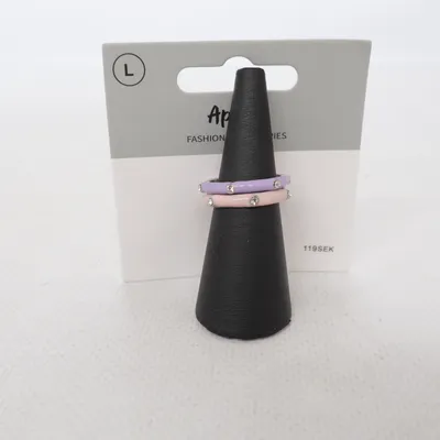 Ring (Lila, Roze, Zilver) van Appear Onbekend materiaal
