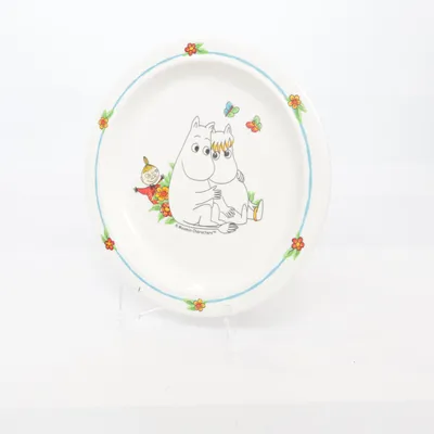 Tallrik (Vit, Flerfärgad) från Rätt Start