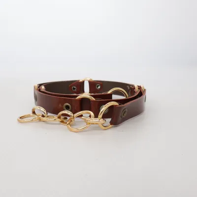 Ceinture (Marron, Or)