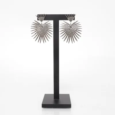 Örhängen (Silverfärgad) Okänd metall